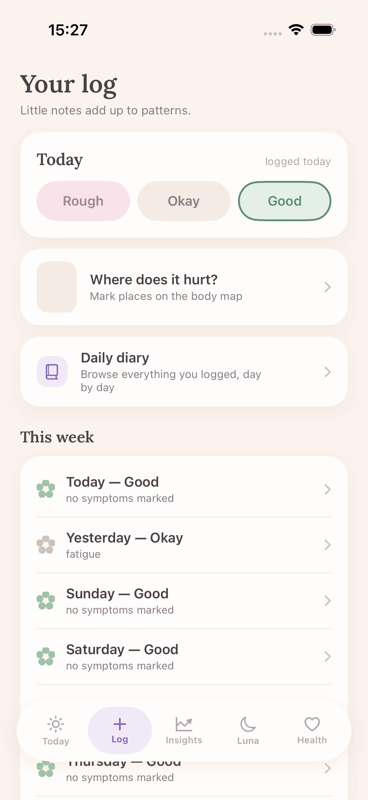 A week of check-ins in Lycana